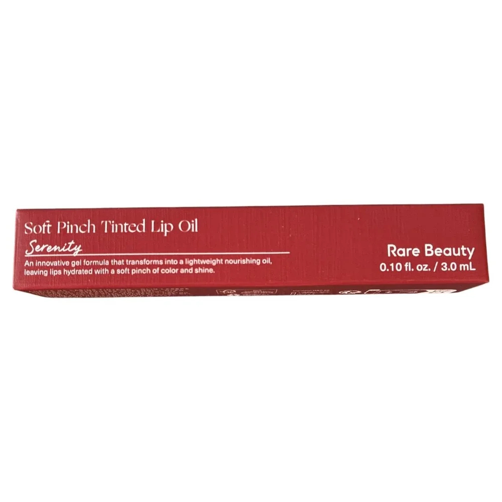 Rare Beauty Soft Pinch Tinted Lip Oil Serenity Cool Pink Hydrating Gloss Stain
